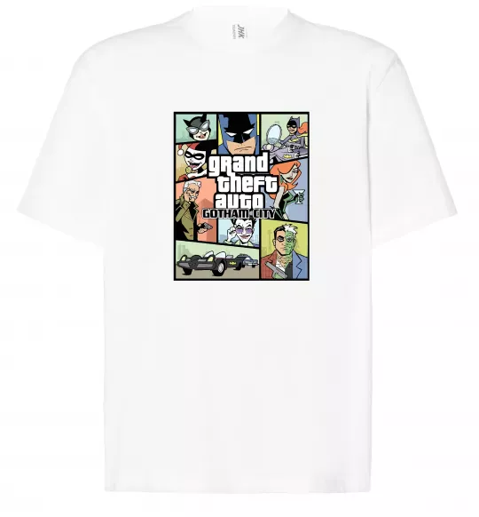 Футболка Оверсайз GTA Gotham City Белый фото