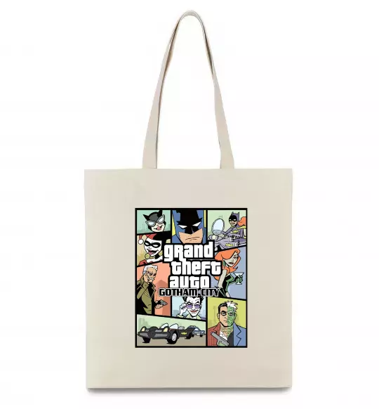 Эко-сумка GTA Gotham City Бежевый фото