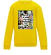 Детский Свитшот GTA Gotham City Солнечно желтый фото