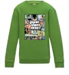 Детский Свитшот GTA Gotham City Лаймовый фото