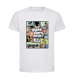 Дитяча футболка GTA Gotham City Білий фото