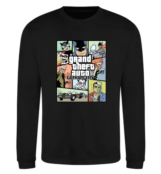 Свитшот GTA Gotham City Черный фото