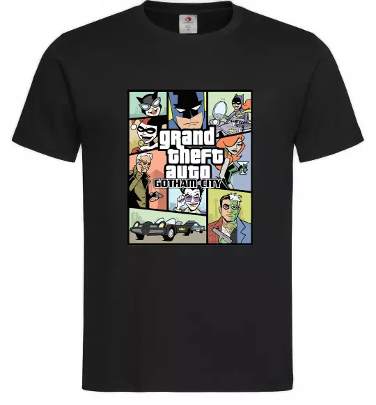 Мужская футболка GTA Gotham City Черный фото