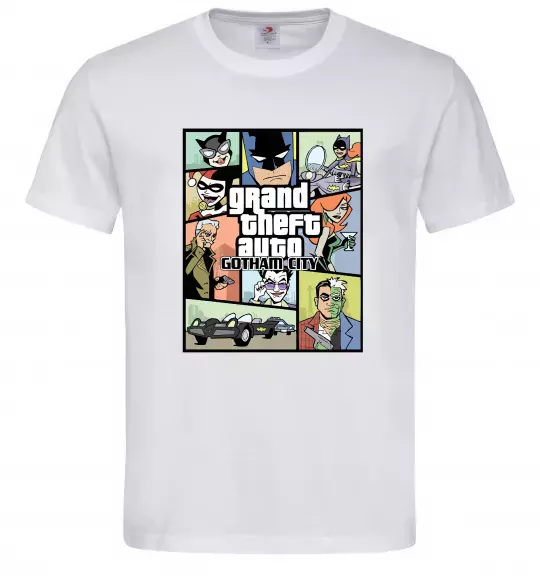 Мужская футболка GTA Gotham City Белый фото