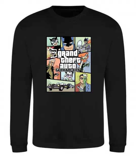 Свитшот GTA Gotham City Черный фото