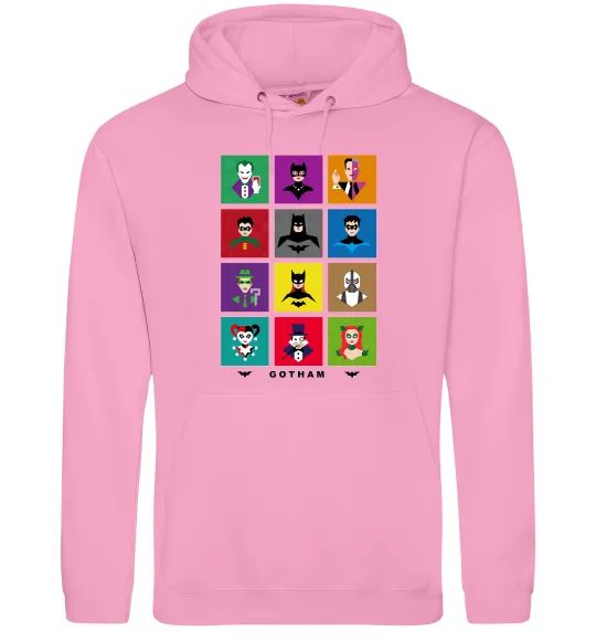 Мужская толстовка (худи) Gotham Розовый фото