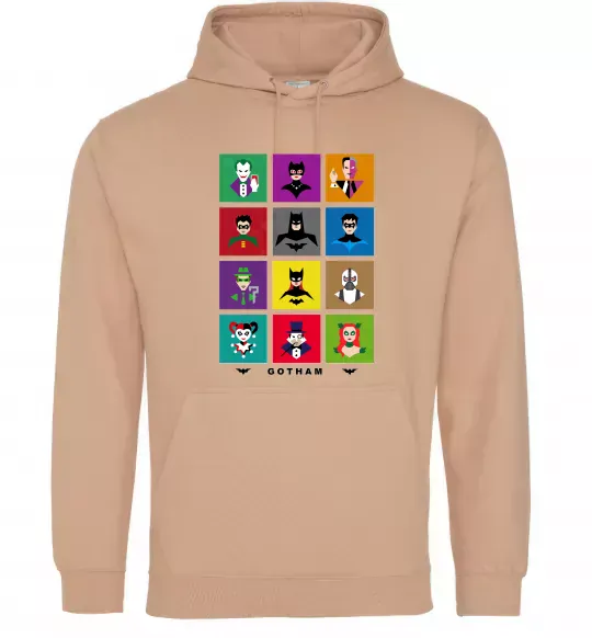 Мужская толстовка (худи) Gotham Песочный фото