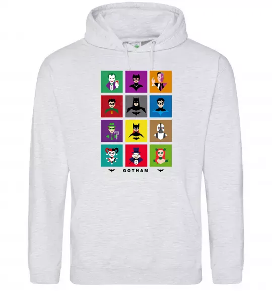 Жіноча толстовка (худі) Gotham Сірий меланж фото