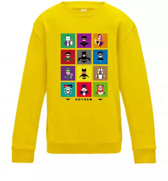 Детский Свитшот Gotham Солнечно желтый фото