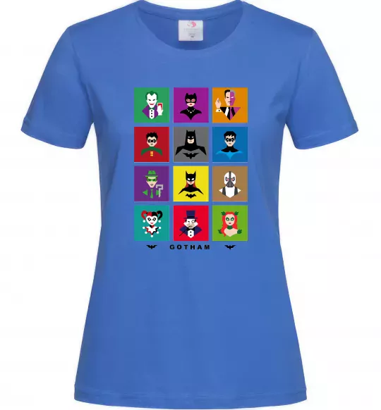 Жіноча футболка Gotham Яскраво-синій фото