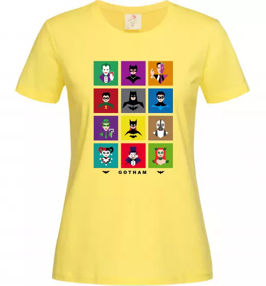 Жіноча футболка Gotham Лимонний фото