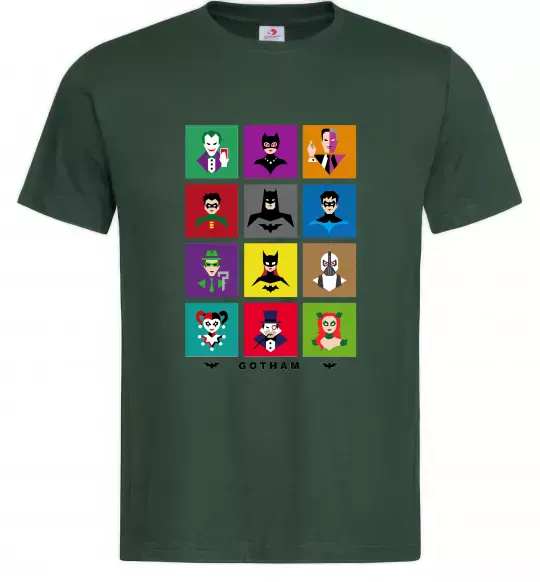 Мужская футболка Gotham Темно-зеленый фото
