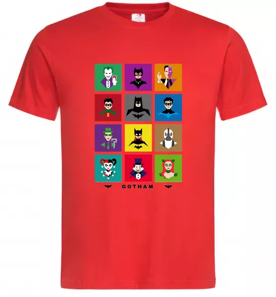Мужская футболка Gotham Красный фото