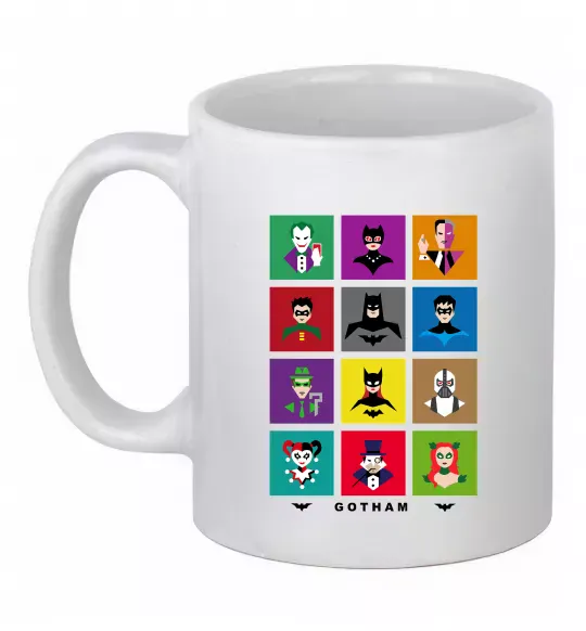 Чашка керамічна Gotham Білий фото