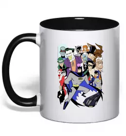 Чашка з кольоровою ручкою