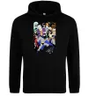 Женская толстовка (худи) Готем персонажі Черный фото