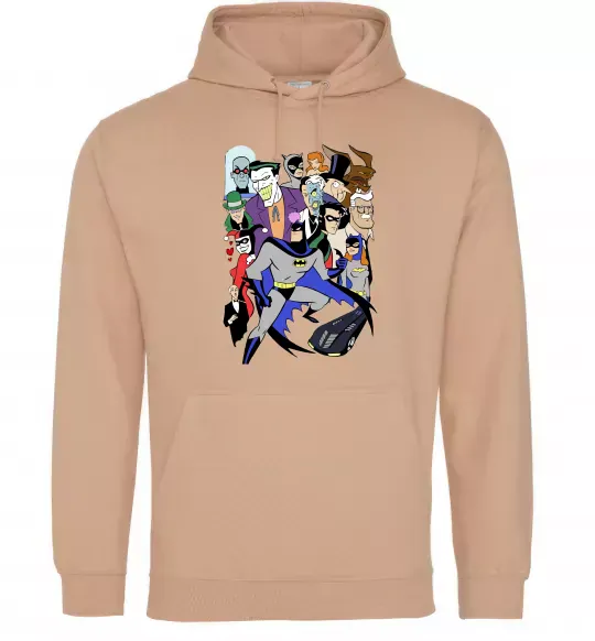 Женская толстовка (худи) Готем персонажі Песочный фото