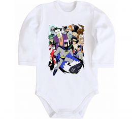 Дитячий бодік Готем персонажі