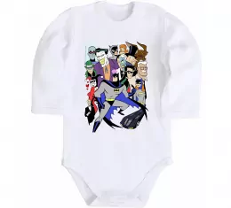 Детский боди Готем персонажі Белый фото