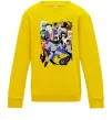Детский Свитшот Готем персонажі Солнечно желтый фото