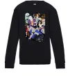 Детский Свитшот Готем персонажі Черный фото