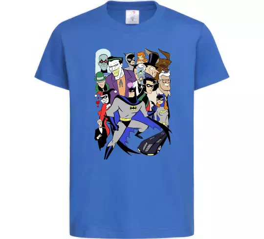 Детская футболка Готем персонажі Ярко-синий фото