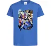 Детская футболка Готем персонажі Ярко-синий фото