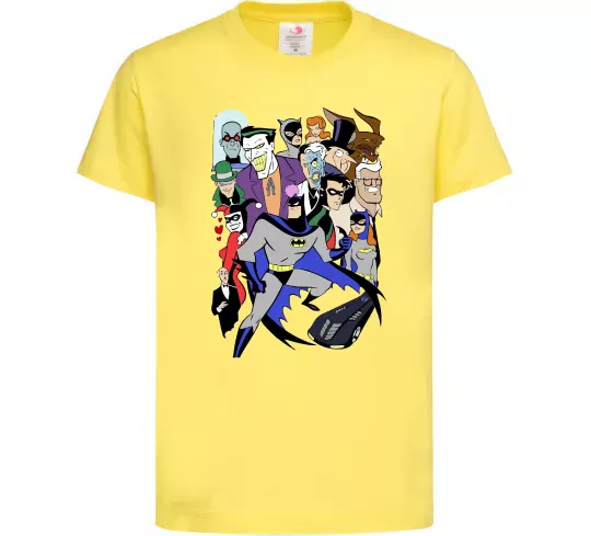 Детская футболка Готем персонажі Лимонный фото
