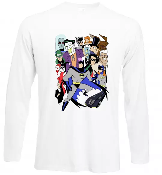 Лонгслив Готем персонажі Белый фото