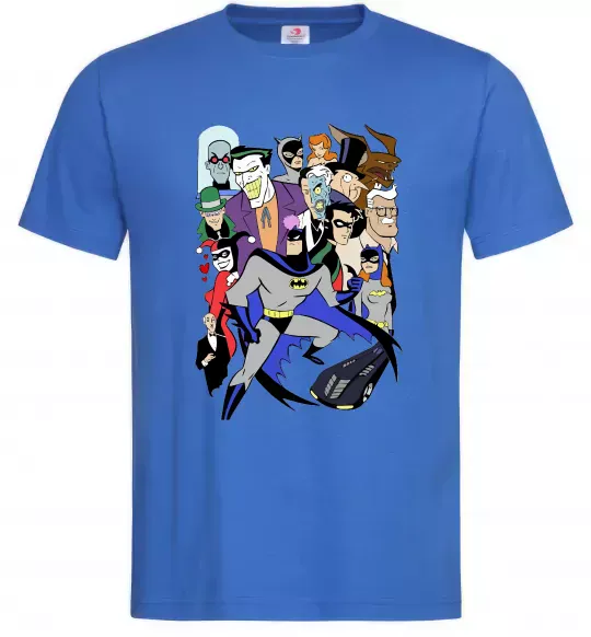 Мужская футболка Готем персонажі Ярко-синий фото