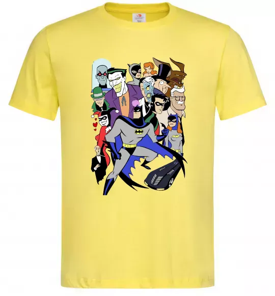 Мужская футболка Готем персонажі Лимонный фото