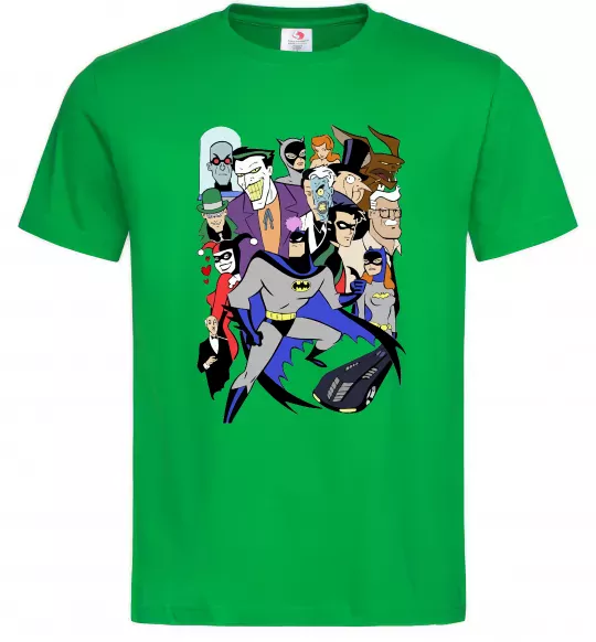 Мужская футболка Готем персонажі Зеленый фото