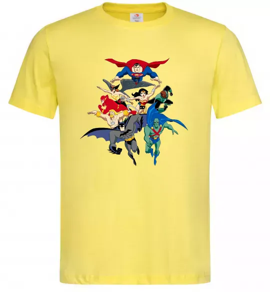 Мужская футболка Ліга справедливості Лимонный фото