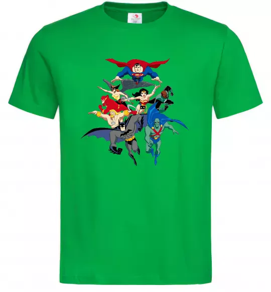 Мужская футболка Ліга справедливості Зеленый фото