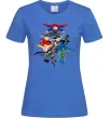 Жіноча футболка Ліга справедливості Яскраво-синій фото