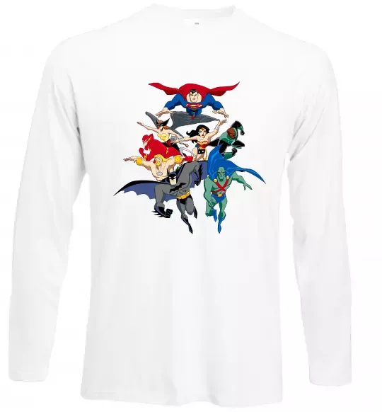 Лонгслив Ліга справедливості Белый фото