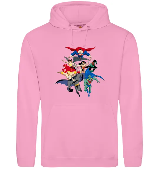 Женская толстовка (худи) Ліга справедливості Розовый фото