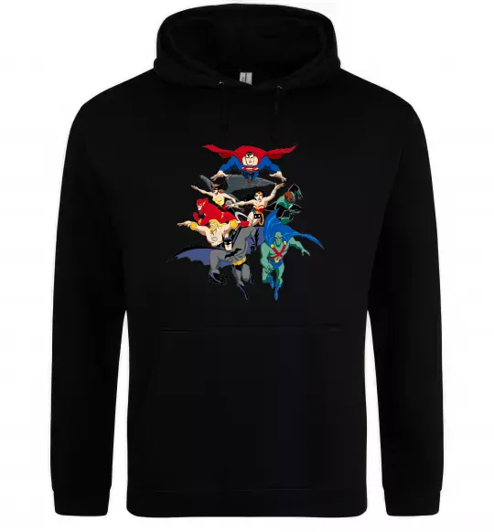 Жіноча толстовка (худі) Ліга справедливості Чорний фото