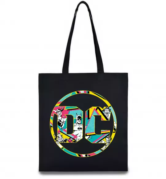 Эко-сумка DC персонажі Черный фото