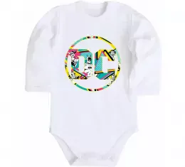 Дитячий бодік DC персонажі Білий фото