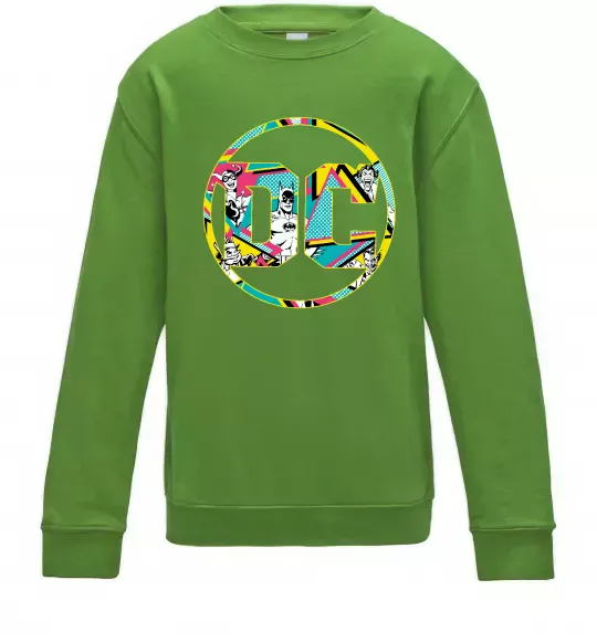 Детский Свитшот DC персонажі Лаймовый фото