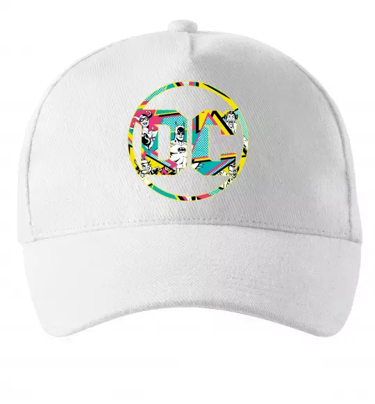 Кепка DC персонажі Білий фото