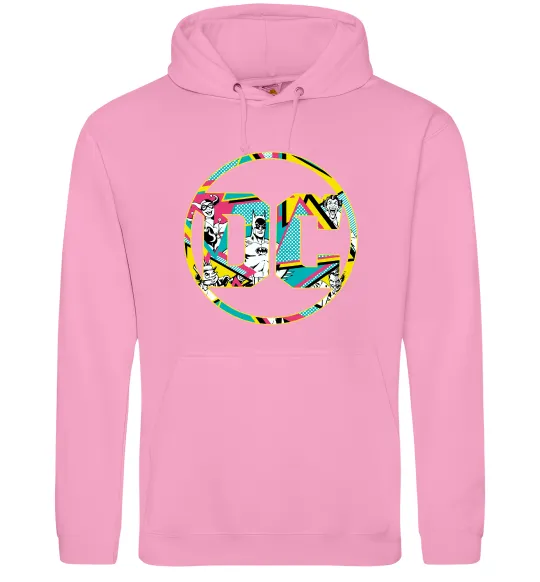 Женская толстовка (худи) DC персонажі Розовый фото