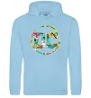 Женская толстовка (худи) DC персонажі Голубой фото