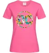 Женская футболка DC персонажі Ярко-розовый фото