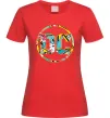 Женская футболка DC персонажі Красный фото