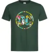 Мужская футболка DC персонажі Темно-зеленый фото