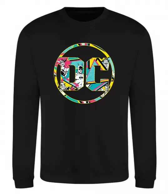 Свитшот DC персонажі Черный фото