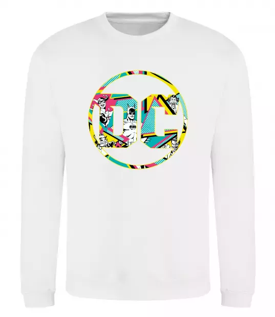 Свитшот DC персонажі Белый фото