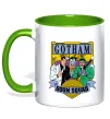 Чашка с цветной ручкой Gotham goon squad Лаймовый фото